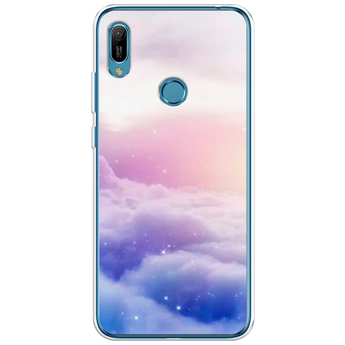 Силиконовый чехол на Huawei Y6 (2019)/Y6s/Honor 8A/8A Pro / Хуавей Y6 (2019)/Y6s/Хонор 8A/8A Pro Небеса силиконовый чехол новогодняя гирлянда на honor 8a 8a pro prime хонор 8а 8а про прайм