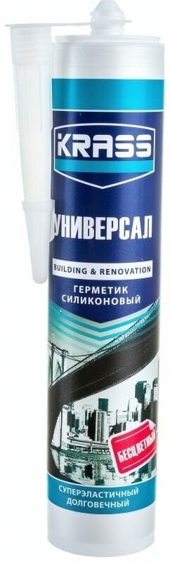 KRASS Герметик силиконовый универсальный бесцветный 300мл 8306710 ЛА-00000291