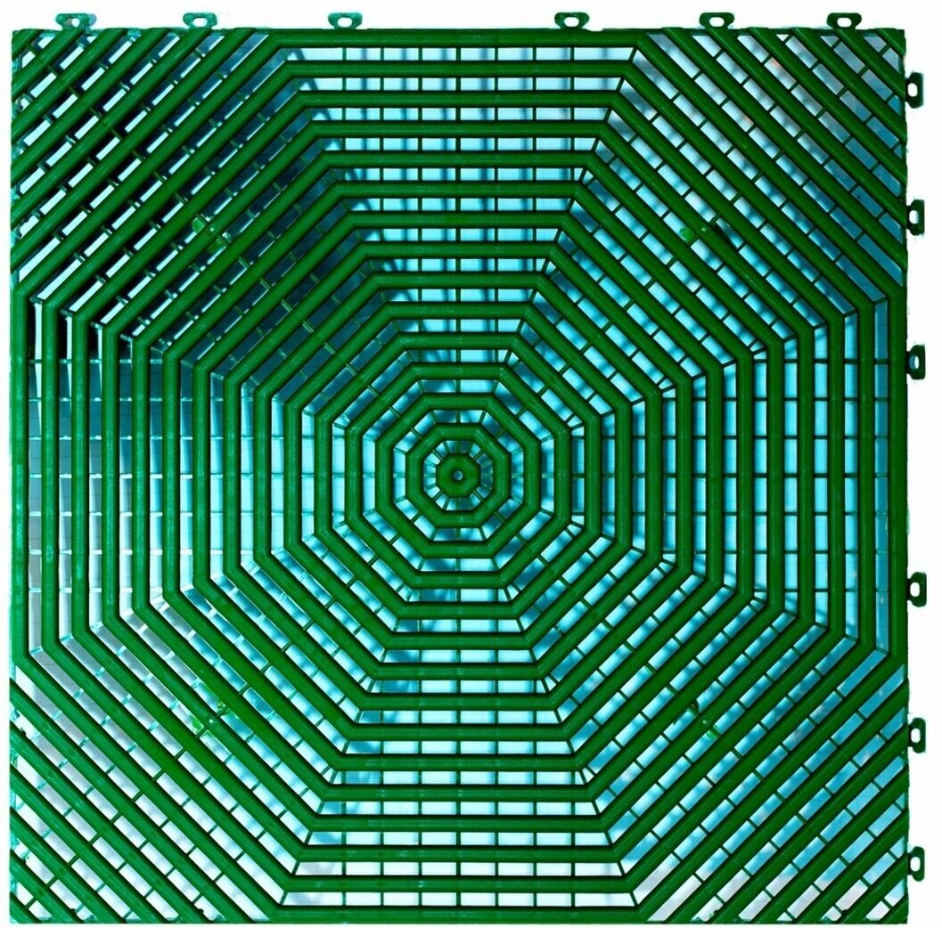 Плитка садовая Helex зеленая 6 шт