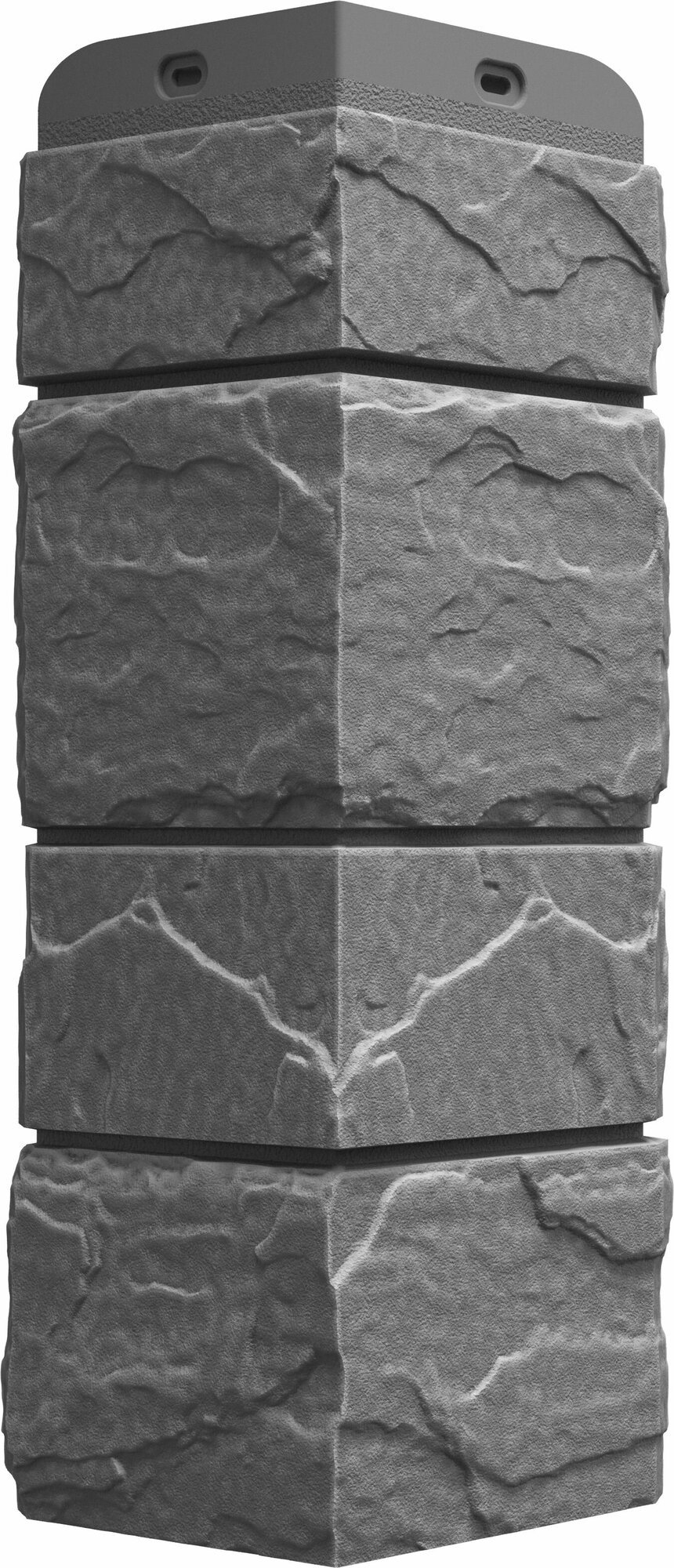 Угол Docke слоистый камень 406x19.5 мм серый