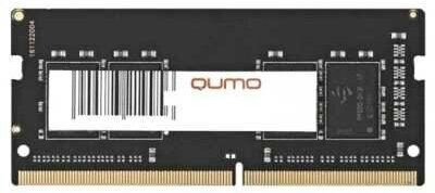 QUMO DDR4 SODIMM 4GB QUM4S-4G2666C19 PC4-21300, 2666MHz