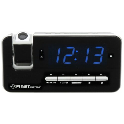 Радиочасы с проектором First LCD-дисплей 12 FA-2420 Black 314900₽