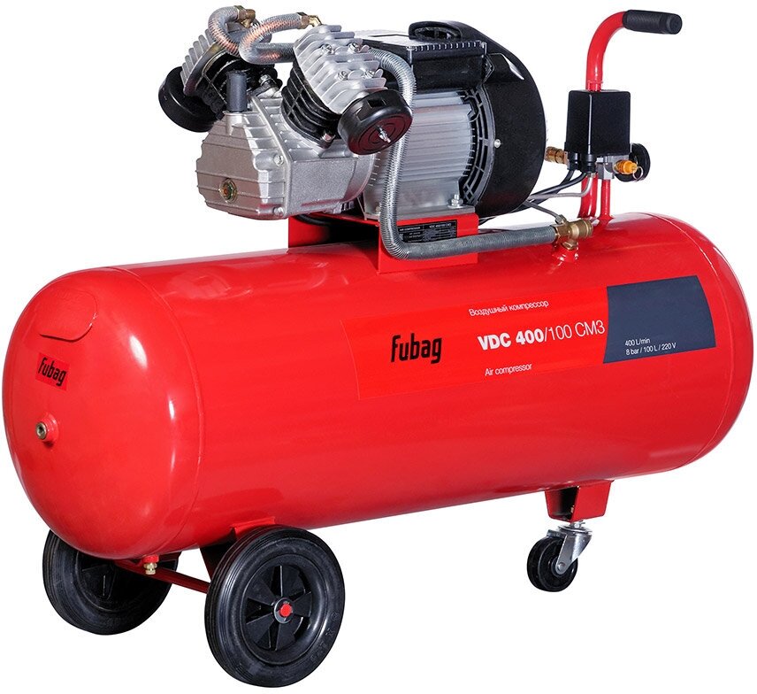 Компрессор масляный Fubag VDC 400/100 CM3 100 л 2,2 кВт