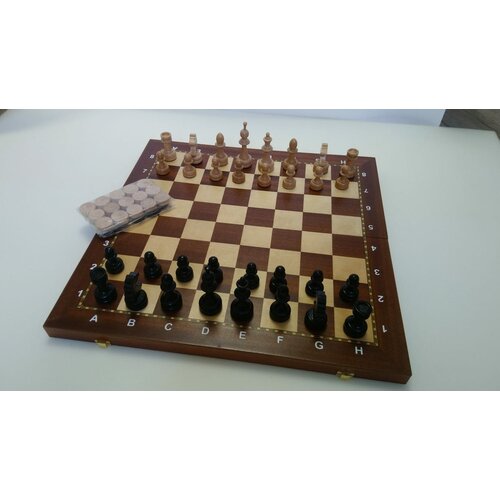 Шахматы шашки 2 В 1 Классические