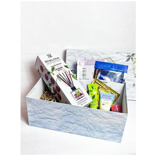 Большой beauty box с диффузором; подарок на 8 марта; набор косметики для женщин