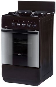 Комбинированная <b>плита</b> Flama RK 2201 B <span>цвет: коричневый, размеры (шхгхв): 50x60x85 см</span>