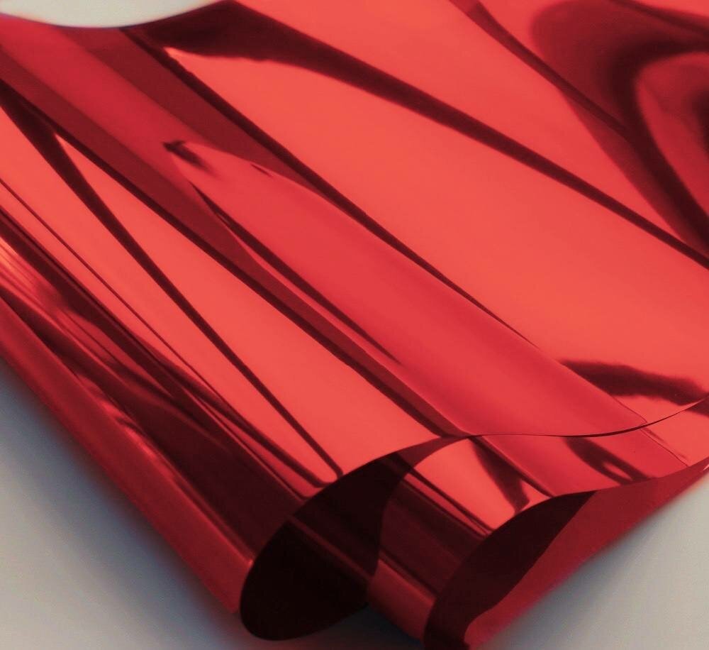 Тонировочная пленка для автомобиля "Дубай" красная 1,5 м х1 м в прочной упаковке