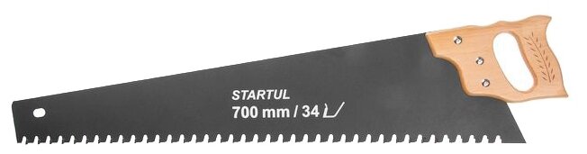 Ножовка по газобетону 700 мм 17 зубьев с напайками STARTUL MASTER (ST4084-17)