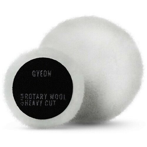 GYEON Rotary Wool Heavy Cut 2 PACK Q²M 80 мм Меховой полировальный круг режущий для роторных машин 2