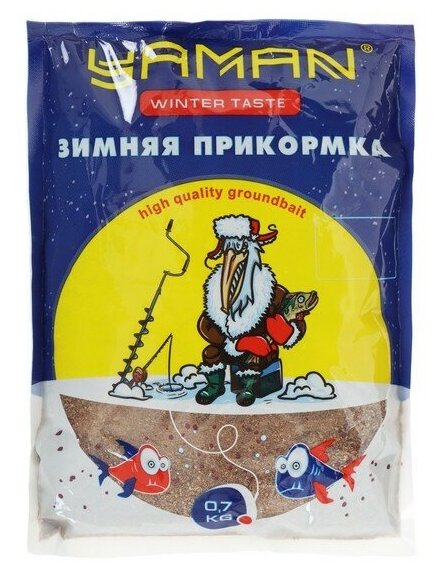 Прикормка Yaman Winter Taste Лещ зимняя шоколад цвет коричневый 700 г