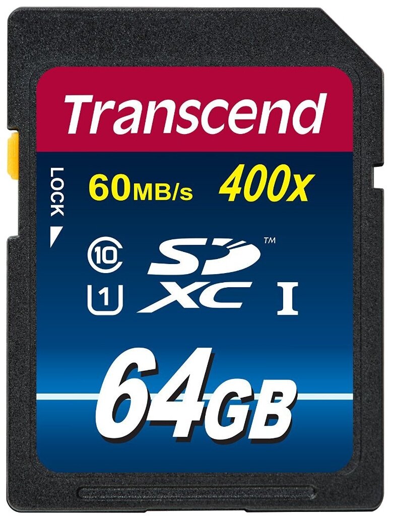 Память Secure Digital Card 64Gb Transcend TS64GSDU1 .