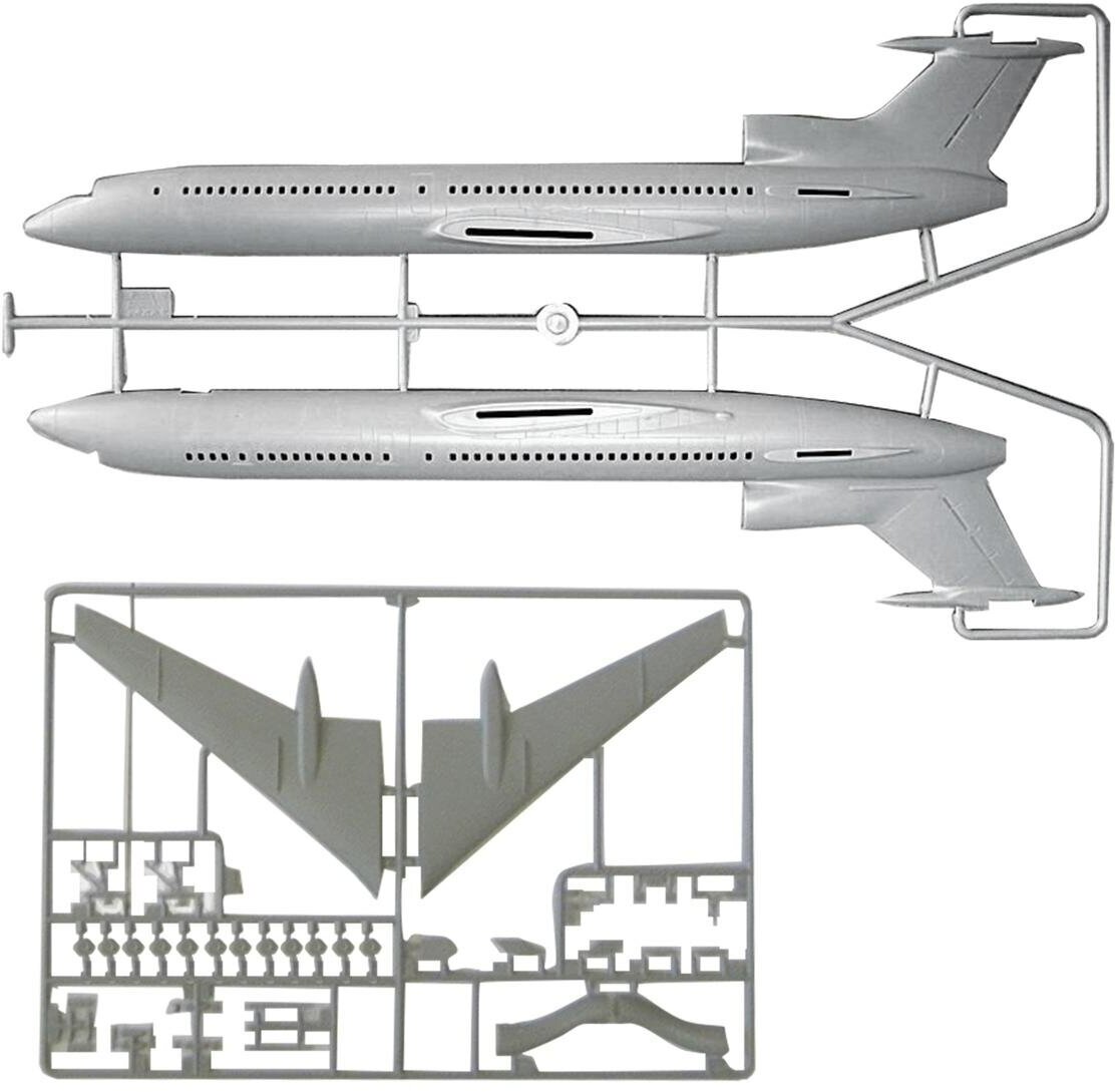 ZVEZDA Сборная модель Российский авиалайнер ТУ-154М, подарочный набор - фото №8