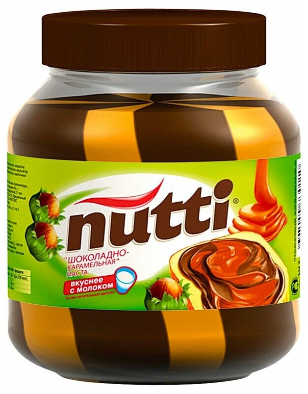 Nutti Паста шоколадно-карамельная (330 г)