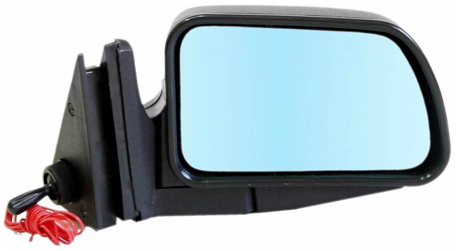 Зеркало боковое правое для ВАЗ-2104, 2105, 2107, модель Р-5 ГО с тросовым приводом регулировки, с сферическим противоослепляющим отражателем голубого тона, с системой обогрева.