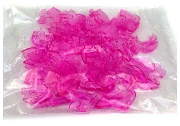 Головоломка 3D Crystal Puzzle Роза розовая цвет: розовый - фото №9