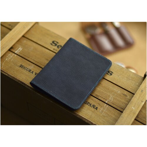 Обложка для паспорта из кожи ручной работы ProfondoBlu / Обложка для документов / Докхолдер / Паспортница / Кейс для паспорта