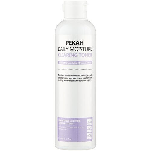 Pekah Тонер с экстрактом брокколи Daily Moisture Clearing, 250 мл тонер для лица pekah тонер для лица глубоко очищающий с экстрактом брокколи