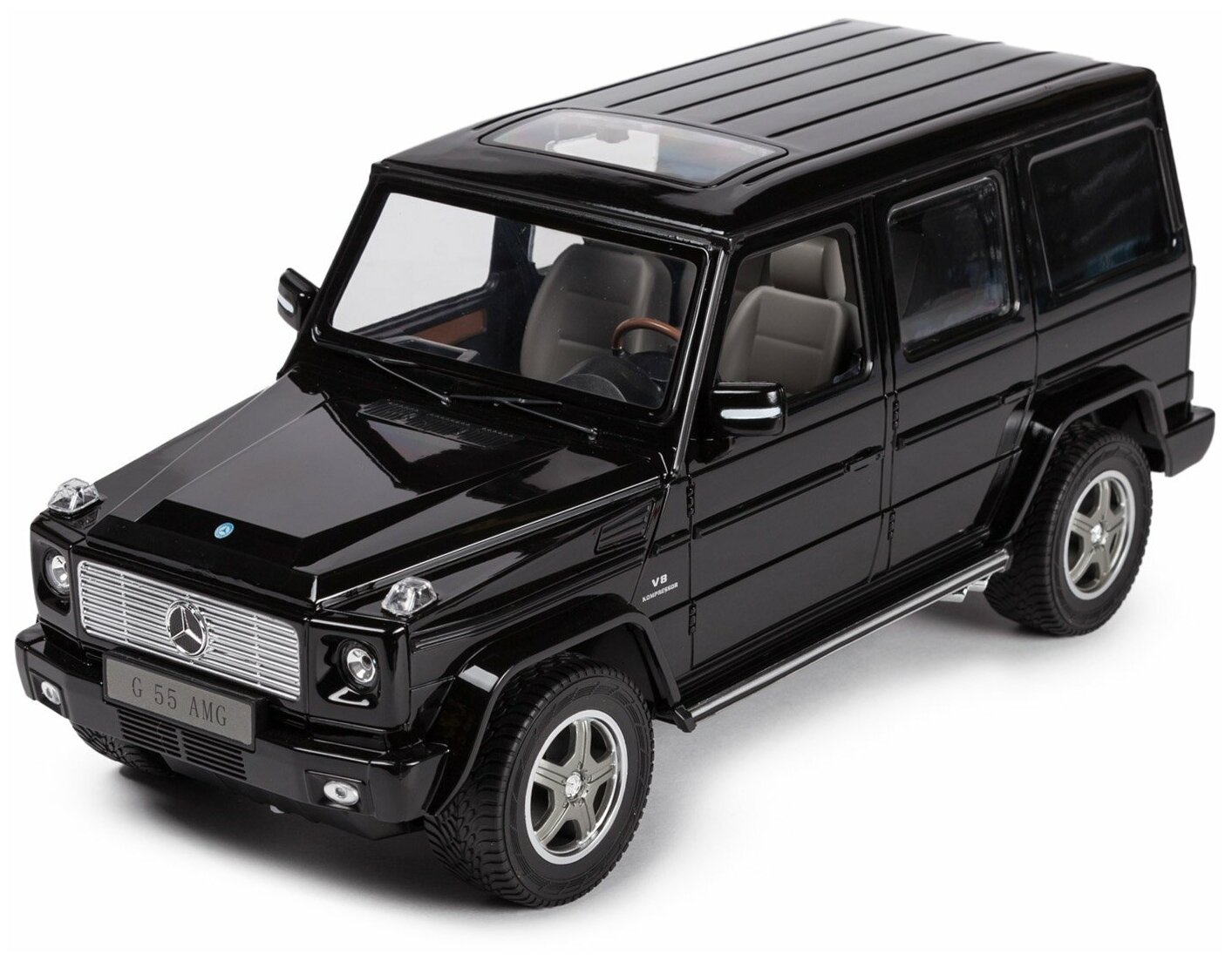 Внедорожник Rastar Mercedes G55 AMG 30400, 1:14, 32 см, черный