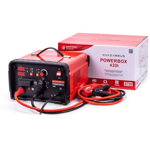 Инверторное пуско-зарядное устройство KVAZARRUS PowerBox 420i таймер цветная коробка 1209000₽