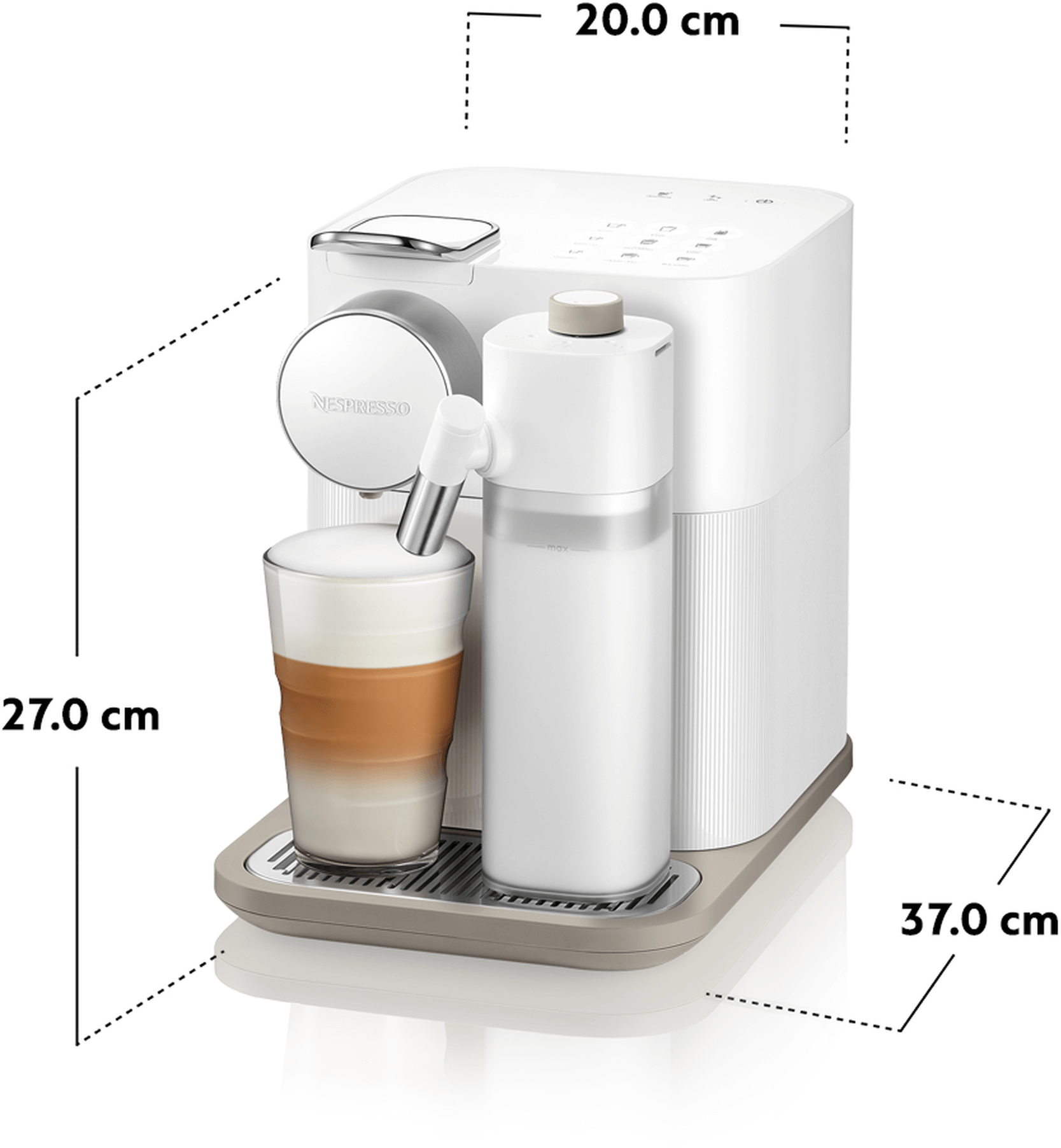 Капсульная кофеварка DELONGHI Nespresso EN650.B, 1400Вт, цвет: черный [132193382] - фото №12