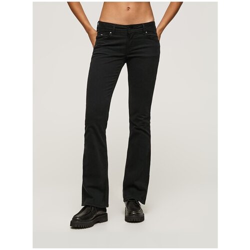 фото Брюки для женщин, pepe jeans london, модель: pl211551u910, цвет: черный, размер: 30/30