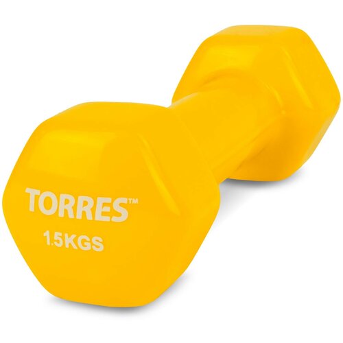 Гантель TORRES PL522203, вес 1.5 кг, 1 шт