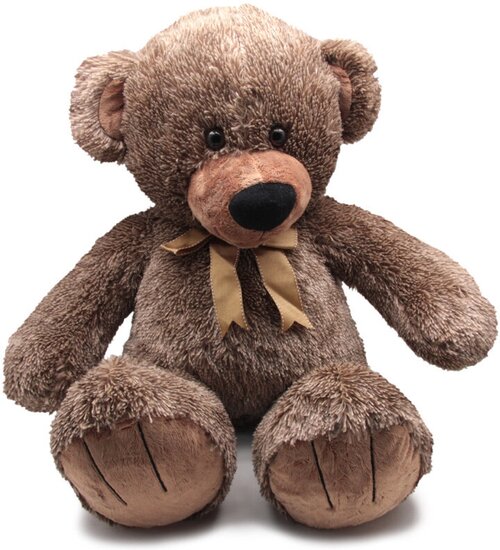 Мягкая игрушка Magic Bear Toys Медведь коричневый с бантом (50см/70см)