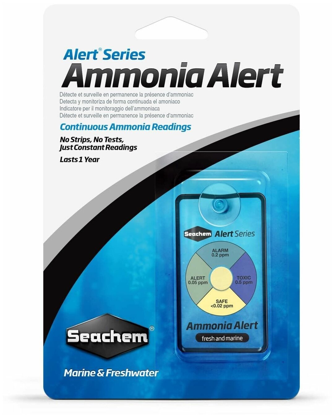 Тест для воды на аммиак SEACHEM Ammonia Alert - фотография № 1