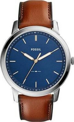 Наручные часы FOSSIL Minimalist FS5304, серебряный, синий