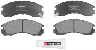 Дисковые тормозные колодки передние Marshall M2621363 для Mitsubishi Outlander, Mitsubishi Pajero (4 шт.)