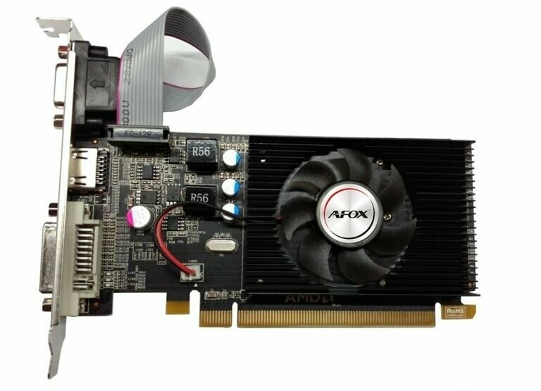 Видеокарта AFOX Radeon R5 230 2048Mb LP Single Fan (AFR5230-2048D3L5)