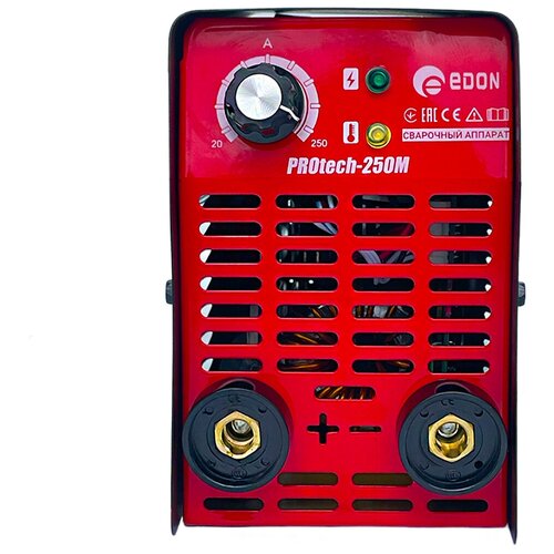 Сварочный инверторный аппарата для ручной электродуговой сварки PROtech 250M сварка MMA штучным электродом 436500₽
