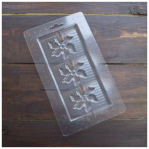 Форма для шоколада плитка цветок VTK