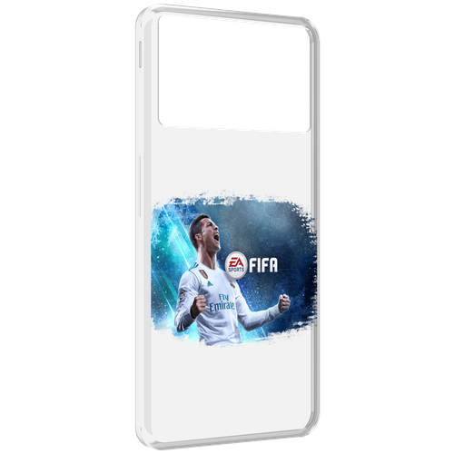 Чехол MyPads FiFA логотип для ZTE Nubia Z40S Pro задняя-панель-накладка-бампер чехол mypads логотип черно белый для zte nubia z40s pro задняя панель накладка бампер