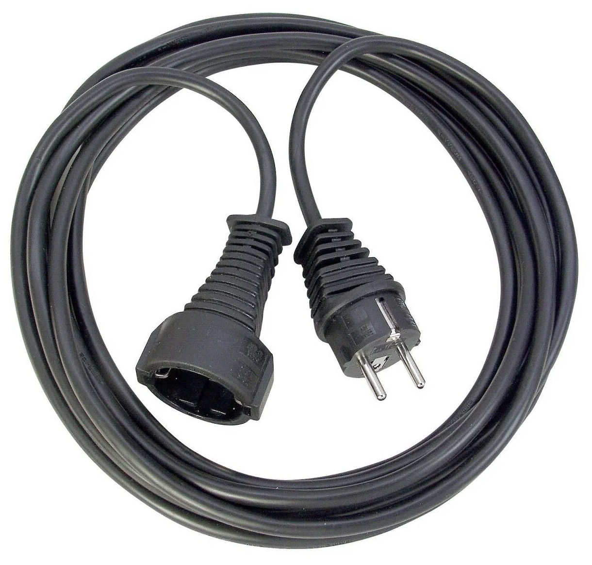 Удлинитель 5 м Brennenstuhl Quality Extension Cable, черный (1165440)