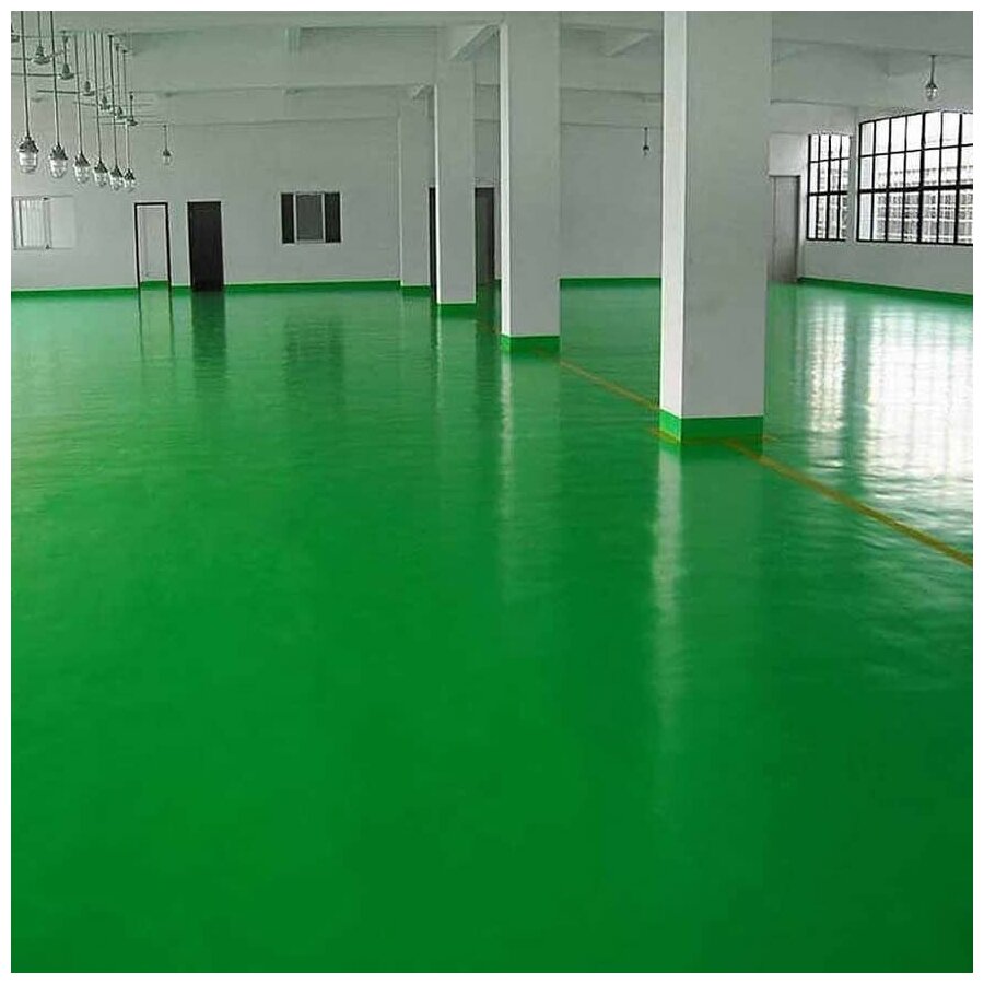 Европокрытие для бетонного пола Finlux F-2040 Platinum, зеленый мрамор, 10 кв. м.