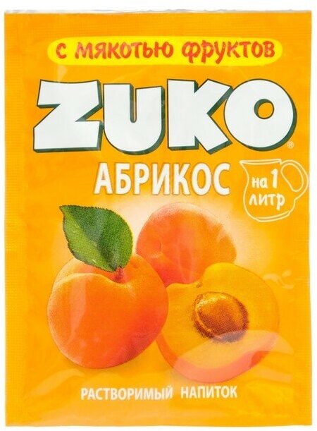 Растворимый напиток ZUKO Абрикос, 20 г - фотография № 1