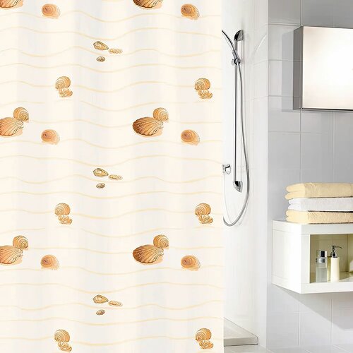 Штора для ванной комнаты Kleine Wolke Miami Beige 120x200см