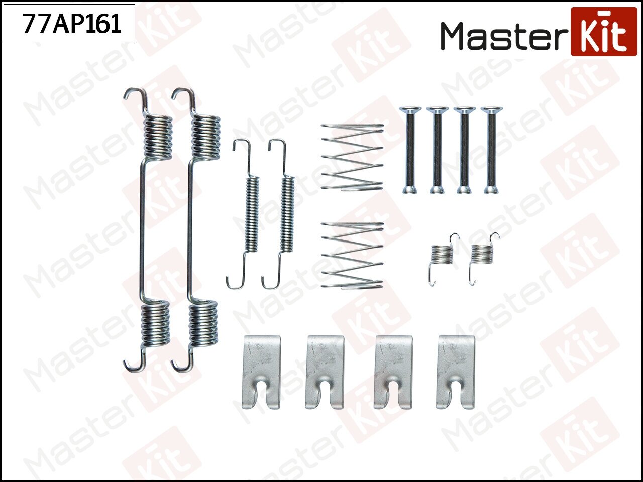 MASTERKIT 77ap161 77ap161 комплект установочный барабанных колодок Land rover (Ленд ровер) Discovery (Дискавери)