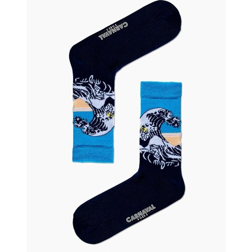фото Женские носки carnavalsocks высокие, ароматизированные, 90 den, размер 37-44, черный