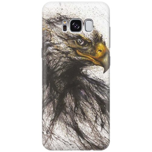 фото Re:paчехол - накладка artcolor для samsung galaxy s8 с принтом "ястреб"