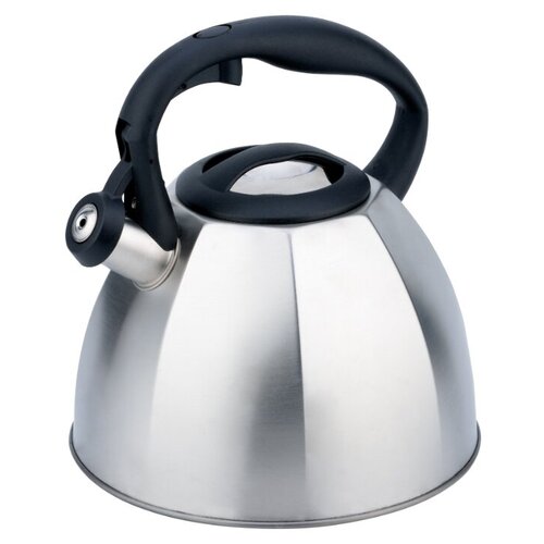 фото Bekker чайник со свистком bk-s629 3,5 л, серебристый
