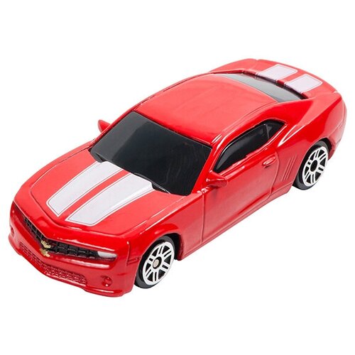 Легковой автомобиль RMZ City Chevrolet Camaro (344004S) 1:64, 9 см, красный коллекционная машинка металлическая модель chevrolet camaro