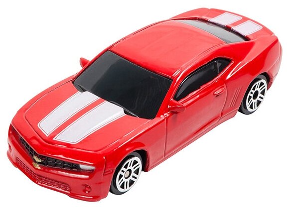 Машина металлическая RMZ City 1:64 CHEVROLET CAMARO, красная (344004S-RD)