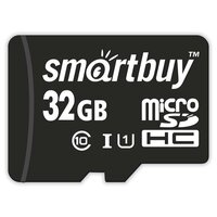 Micro SDHC карта памяти Smartbuy 32GB Class 10 UHS-I (без адаптера)