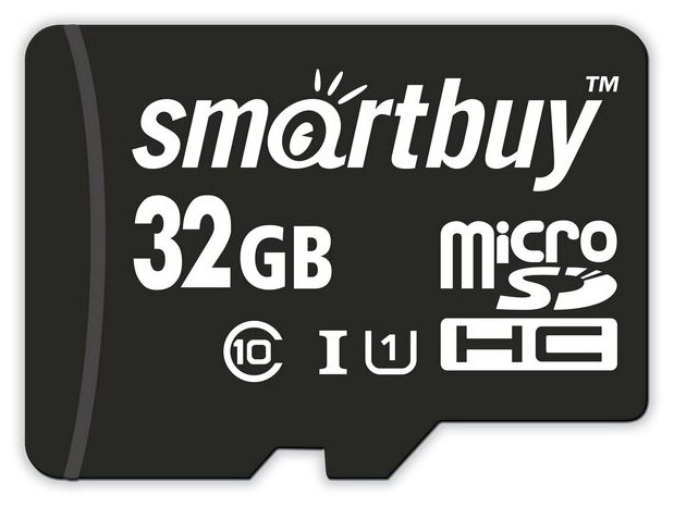 Карта памяти SmartBuy microSDHC Class 10 UHS-I U1