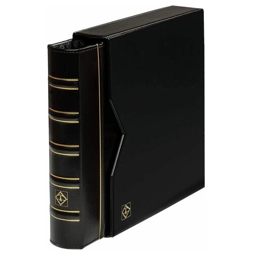 Альбом Leuchtturm Optima in classic design (в футляре), черный альбом leuchtturm optima in classic design with slipcase metallic edition без листов bronze