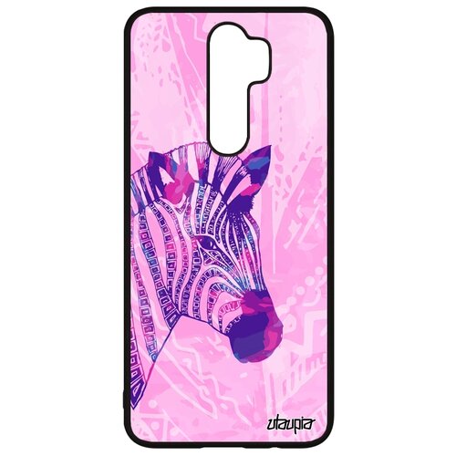 фото Чехол для смартфона xiaomi redmi note 8 pro, "зебра" полосатая саванна utaupia