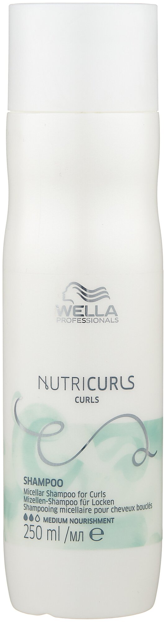 Wella Professionals шампунь Nutricurls Curls мицеллярный, 250 мл