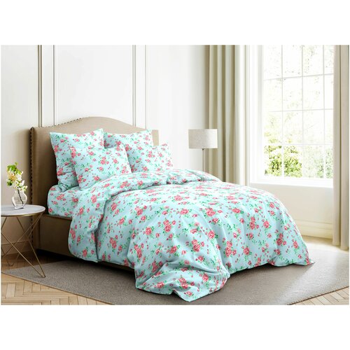 фото Постельное белье семейное ночь нежна лили марлен, бязь, 2 наволочки 50 х 70 см, голубой